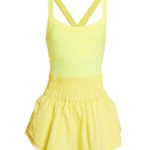 Free People Movement Onsie Yellow